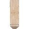 Ekena Millwork Olympic Arts and Crafts Smooth Bracket w/ Offset Brace, Douglas Fir, 5 1/2"W x 18"D x 18"H BKT0604X18X18OLY03SDF - alternate 2